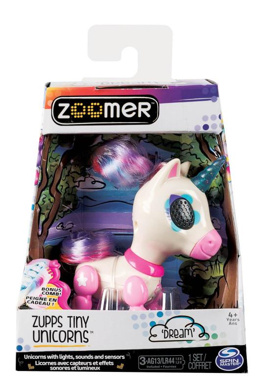 Unicórnio Dream Com Luz e Som Zoomer Zupps Tiny Unicorns SUNNY